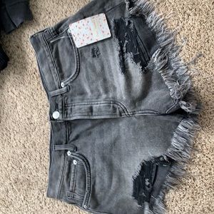 free people jean shorts